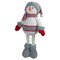 Northlight Plush Nordic Snowman Christmas Figure - 22" - Red and Gray